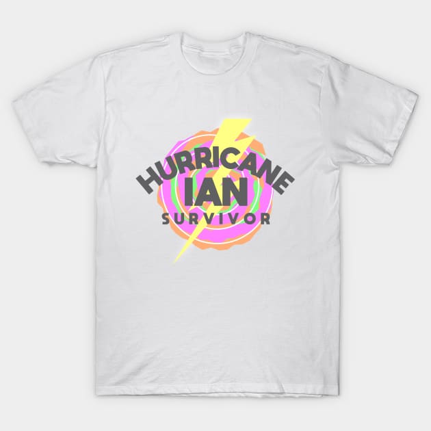 Hurricane Ian Survivor T-Shirt by Dale Preston Design